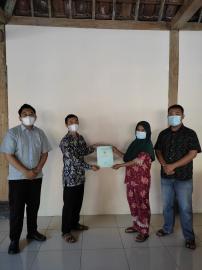 Penerimaan Sertifikat PTSL 2021 Tahap 8